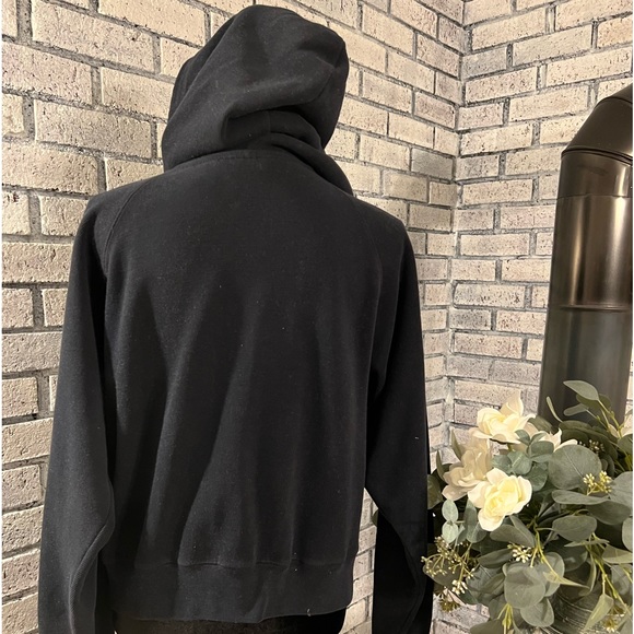 MODA INT’L  Ladies Zip Front Navy Hoodie - Picture 4 of 7